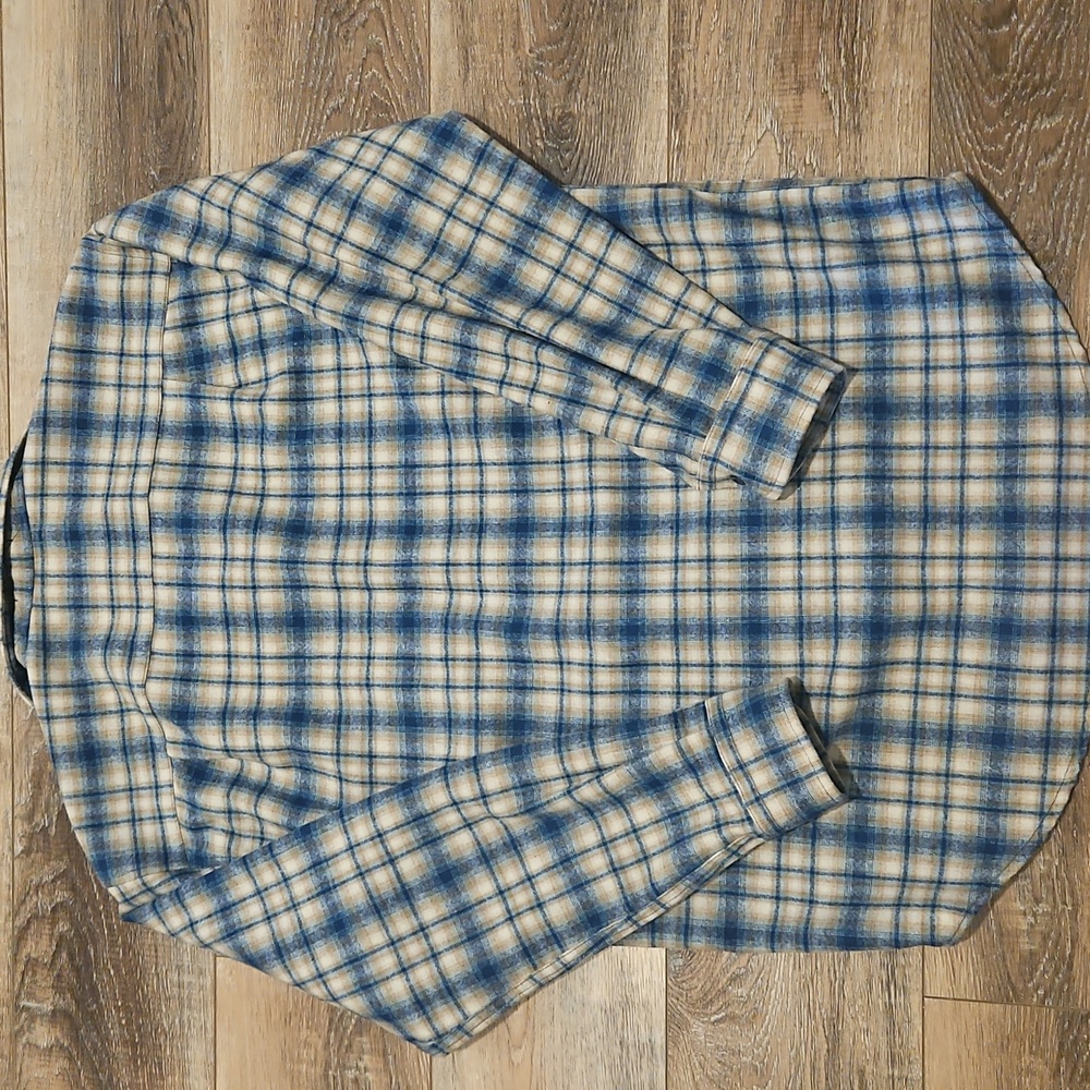 Pendleton Mens 100% Wool Trail Shirt - Picture 6 of 10